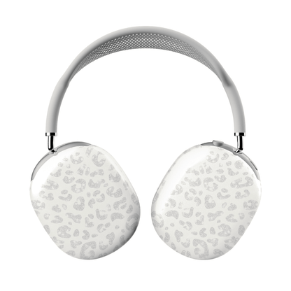White Leopard AirPod Max Case - Blunt Cases