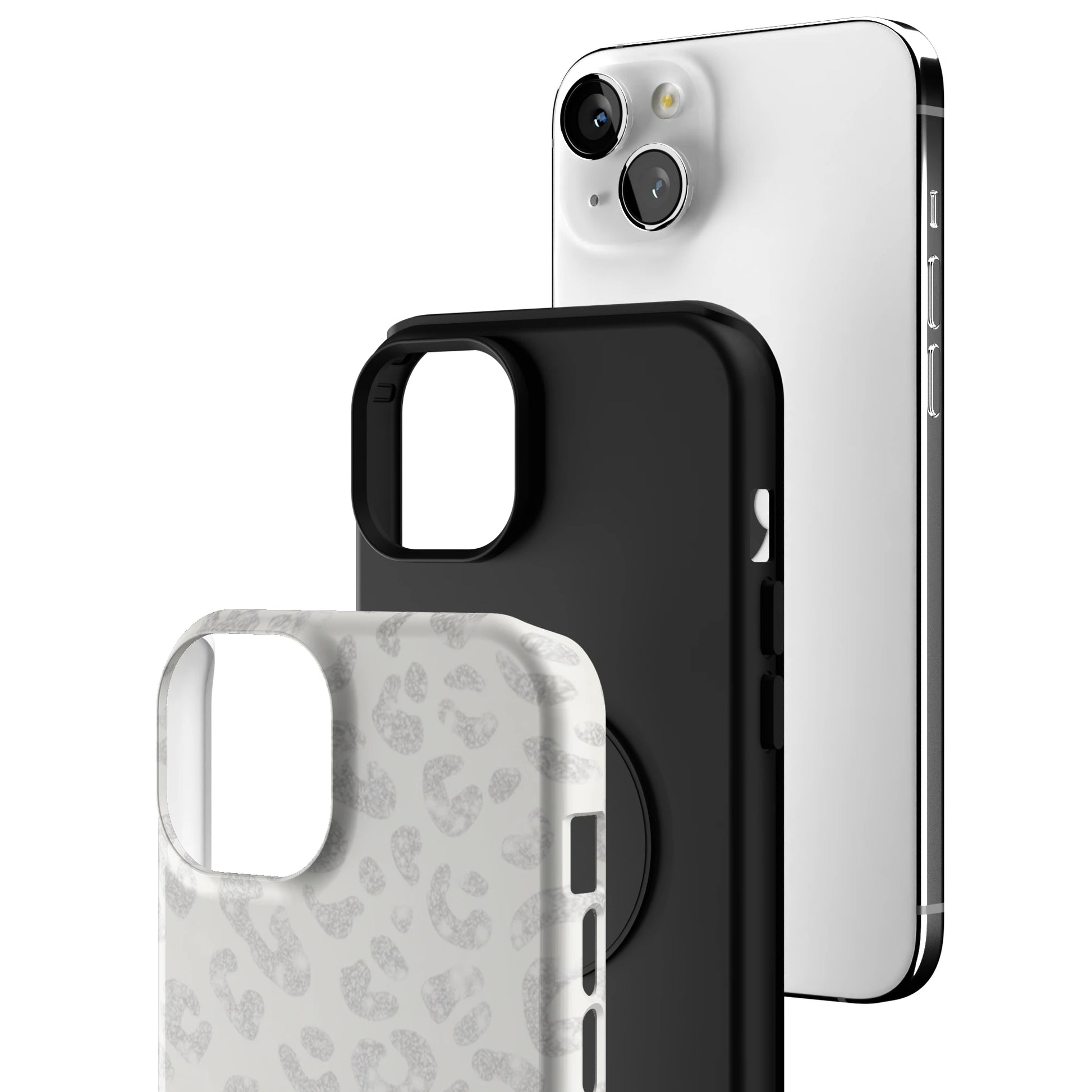 White Leopard iPhone Case gallery - Iphone_15_Mini_Air_Plus_3