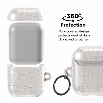 White Plush AirPod Case - Blunt Cases