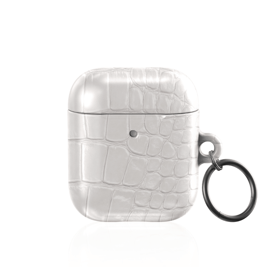 White Plush AirPod Case - Blunt Cases
