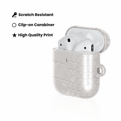 White Plush AirPod Case - Blunt Cases
