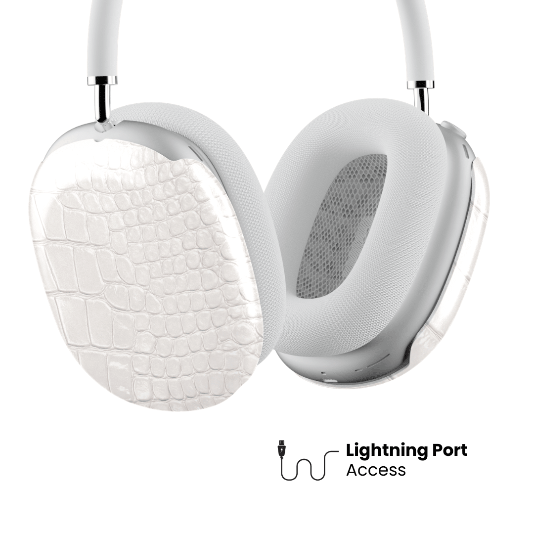 White Plush AirPod Max Case - Blunt Cases