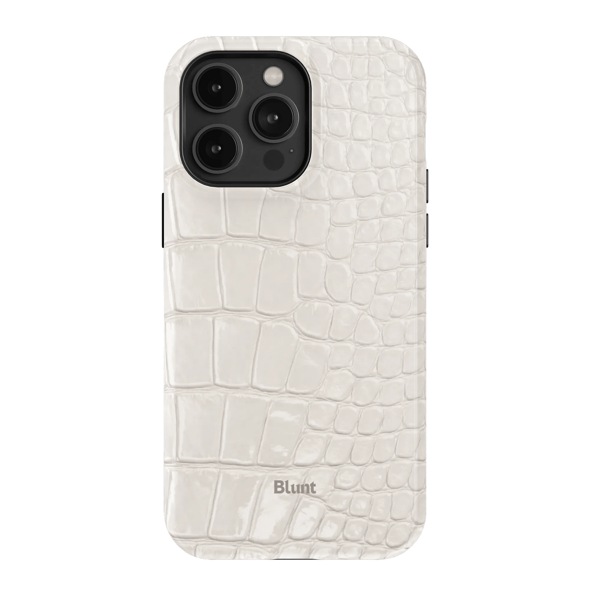 White Plush iPhone Case - Blunt Cases