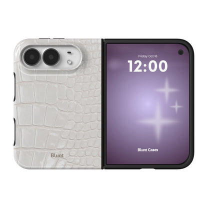 white-plush-iphone-case iPhone 18 Duo case, view 1