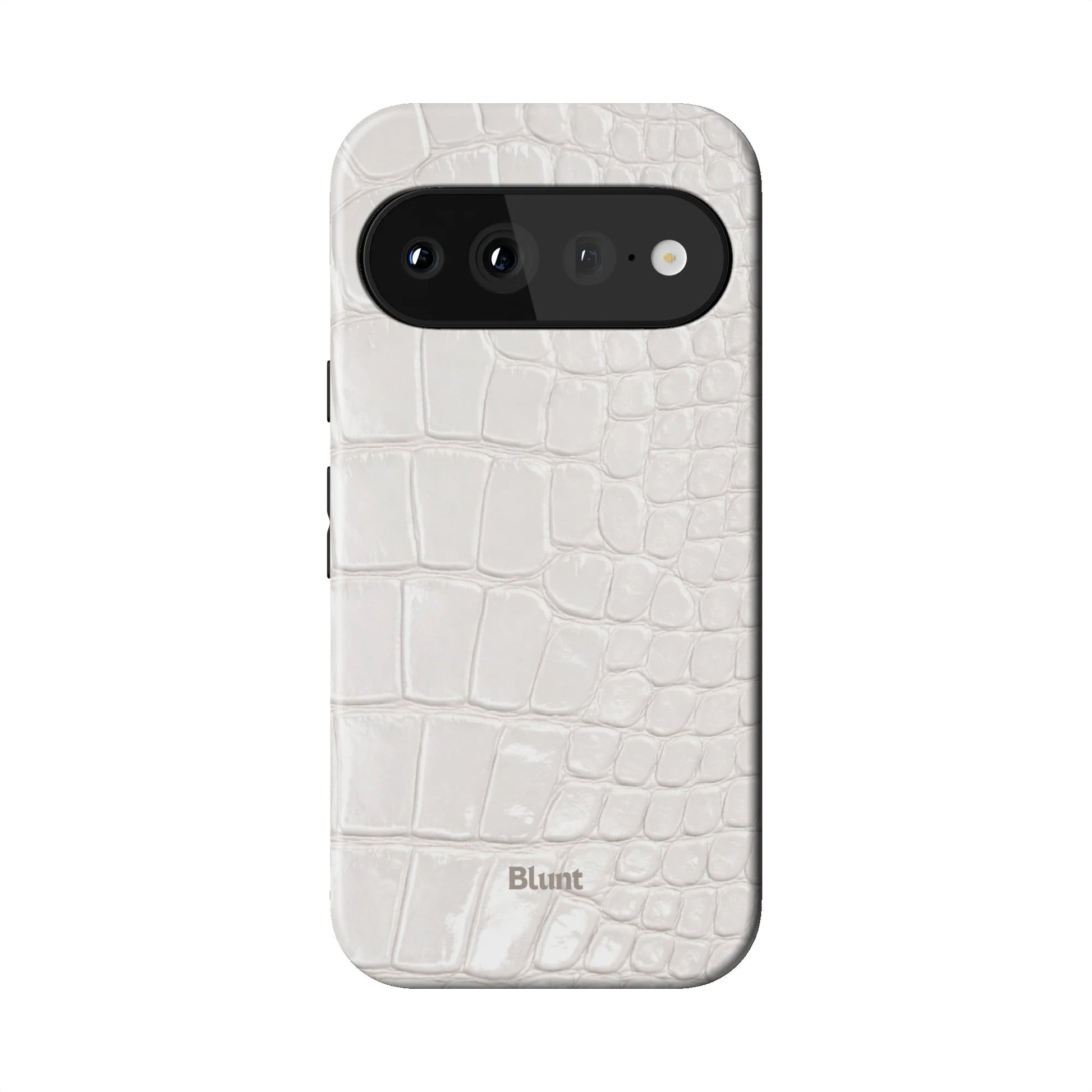 White Plush Pixel Case - Blunt Cases