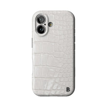 White Plush Statement iPhone Case
