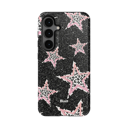 Pink Zebra Stars Samsung Case