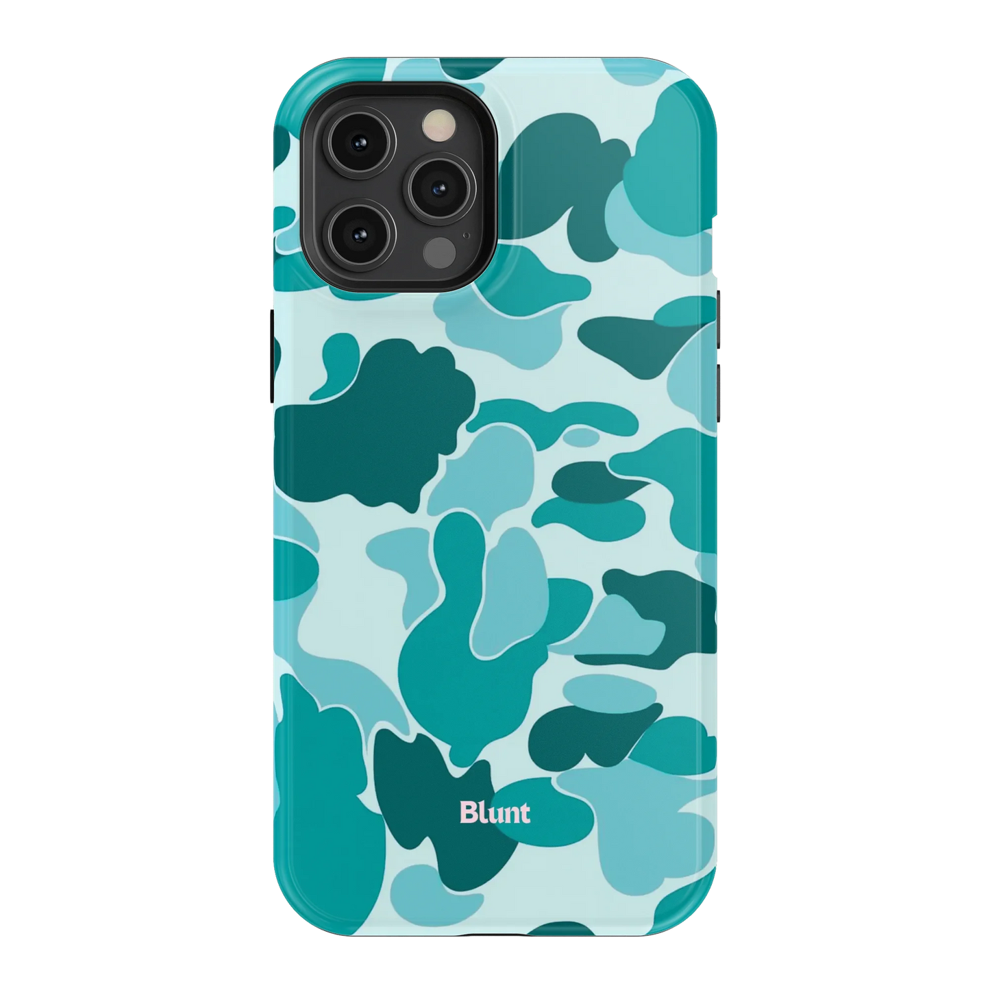 Aqua Camo iPhone Case