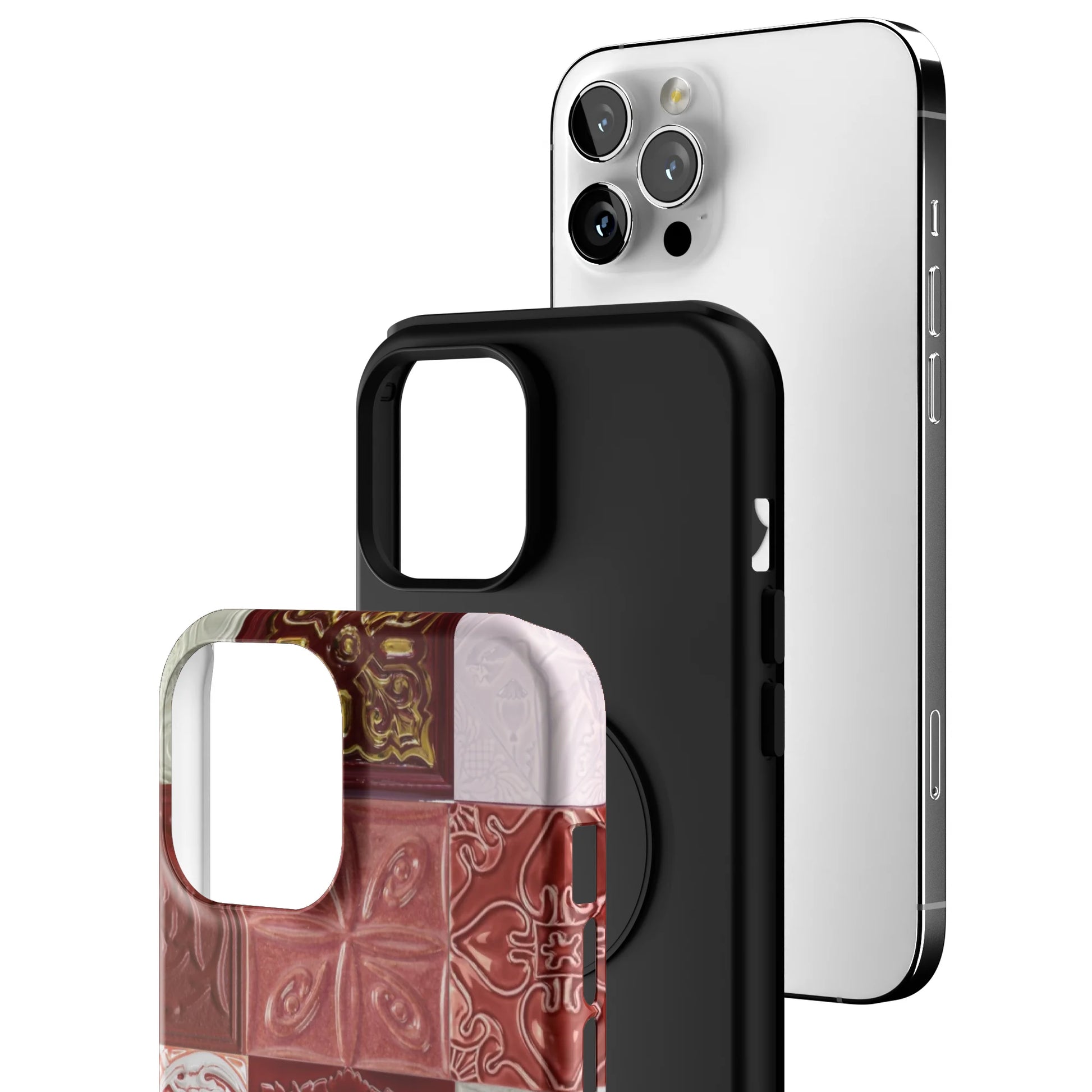 Checkered-Rouge-iphone-case-iPhone 12 Pro Max-3