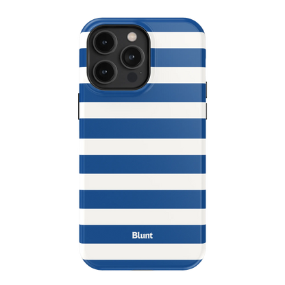 Navy Stripe iPhone Case