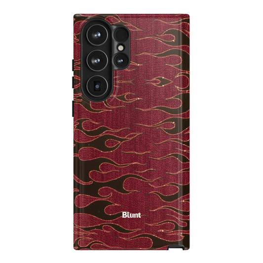 Crimson Fire Samsung Case