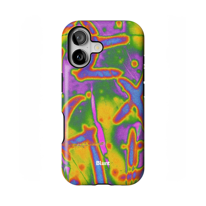 Neon Terrain iPhone Case