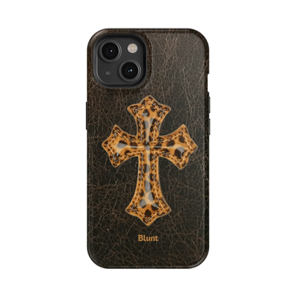 Golden Celine iPhone Case