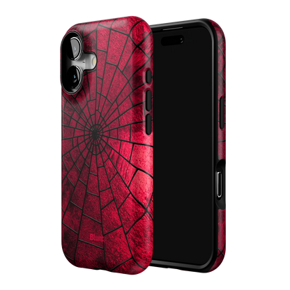 Crimson Web iPhone Case