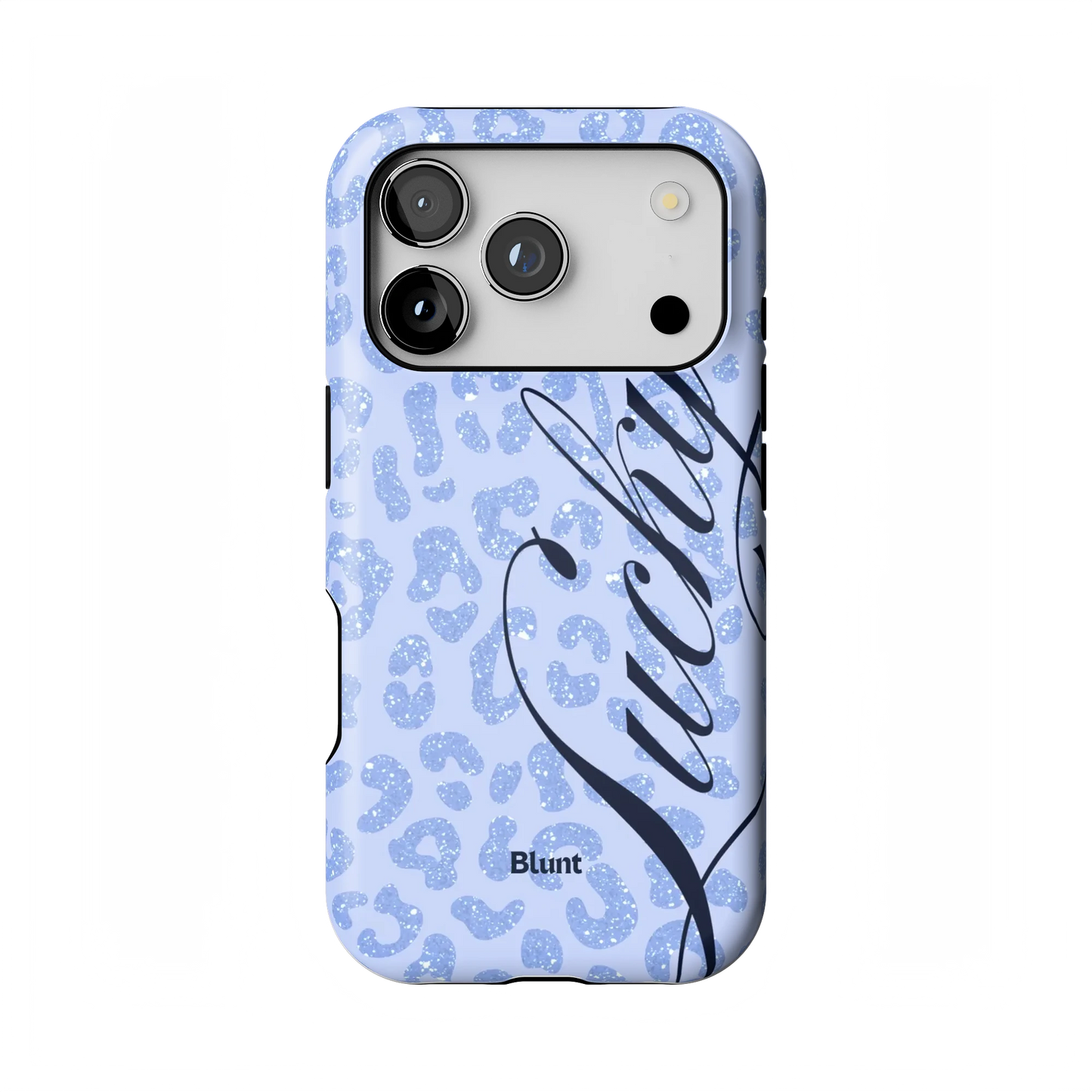 Blue Cheetah Lucky iPhone Case