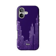 Purple NYC Skyeline iPhone Case
