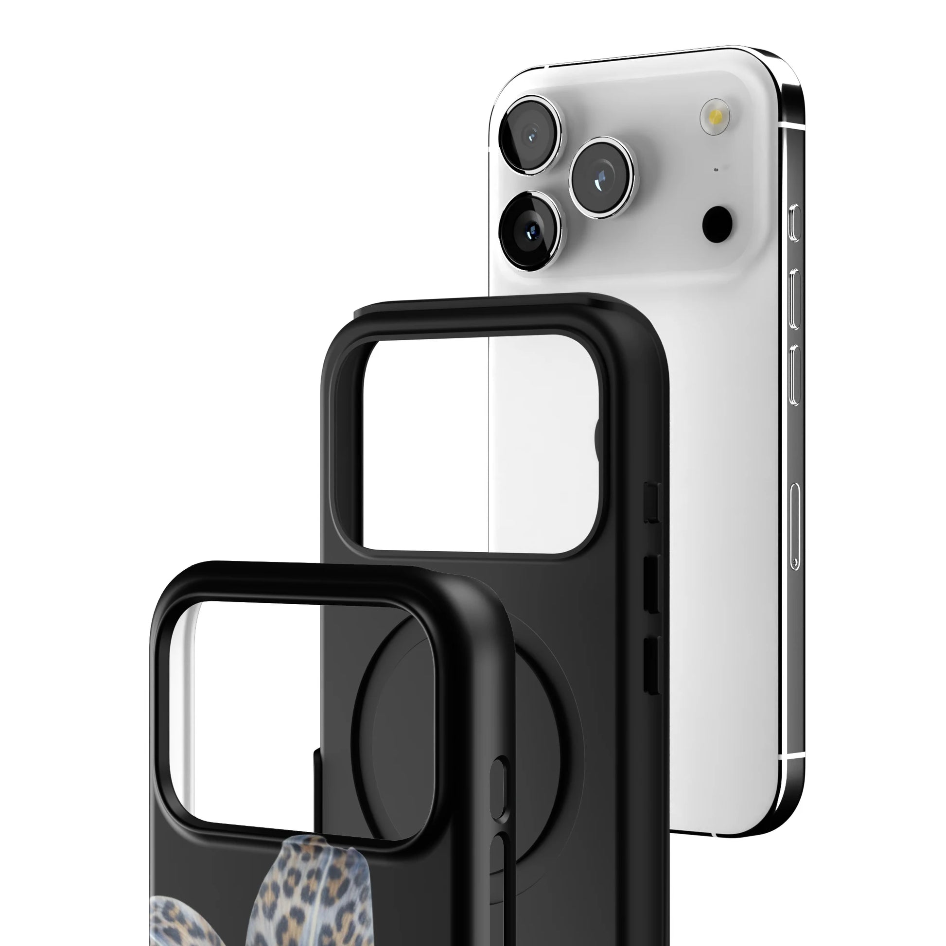 Blue-Leopard-Bloom-iphone-case-iPhone 17 Pro-3