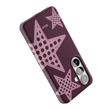 Plum-Polka-Star-samsung-case-Galaxy S26-4