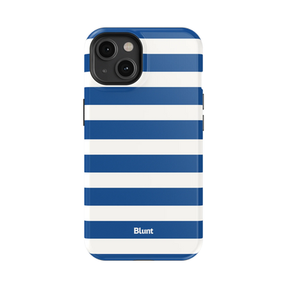 Navy Stripe iPhone Case