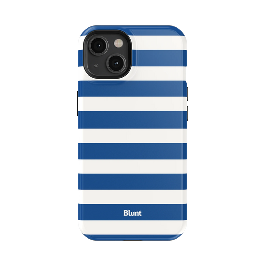 Navy Stripe iPhone Case