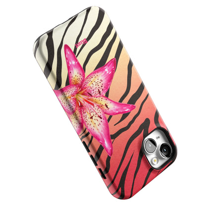 Striped-Lilly-iphone-case-iPhone 14 Plus-4
