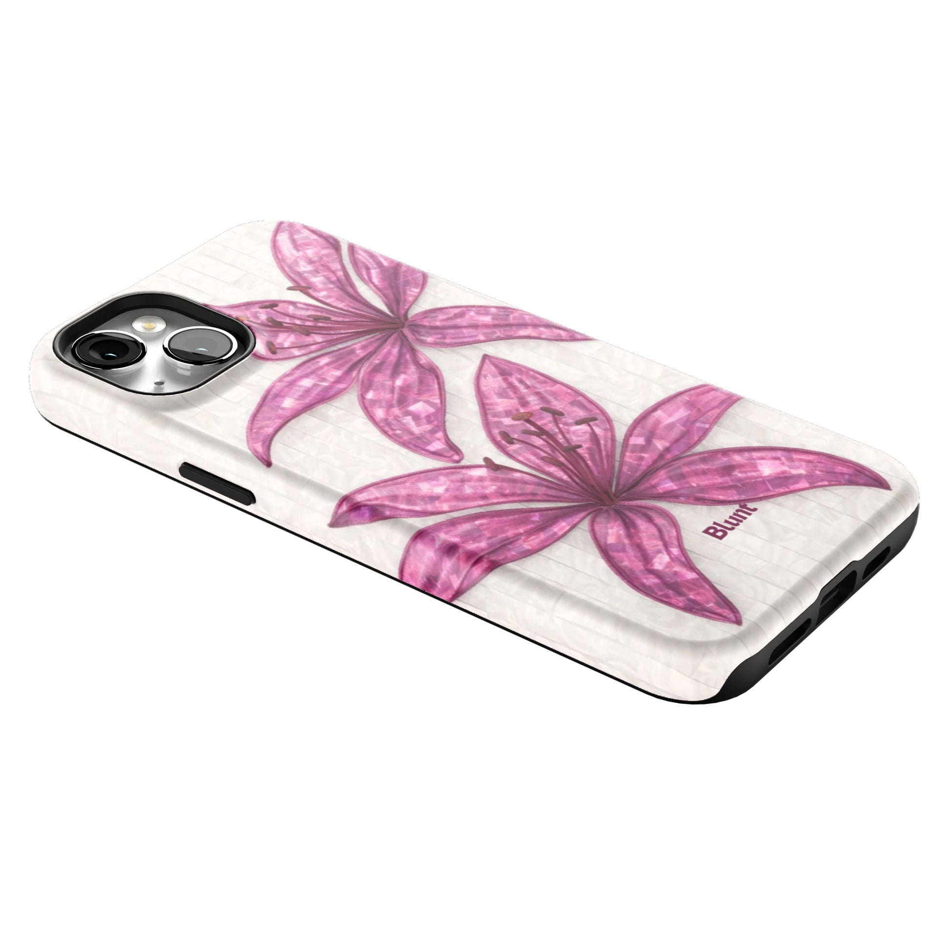 Purple-Floral-Luster-iphone-case-iPhone 14 Plus-2