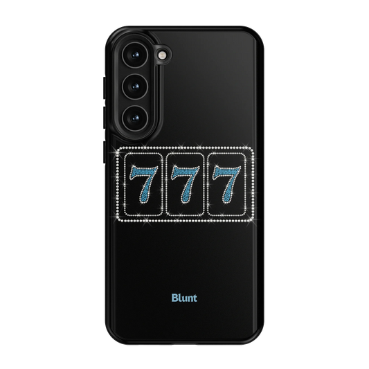 Blue Lucky 777 Samsung Case