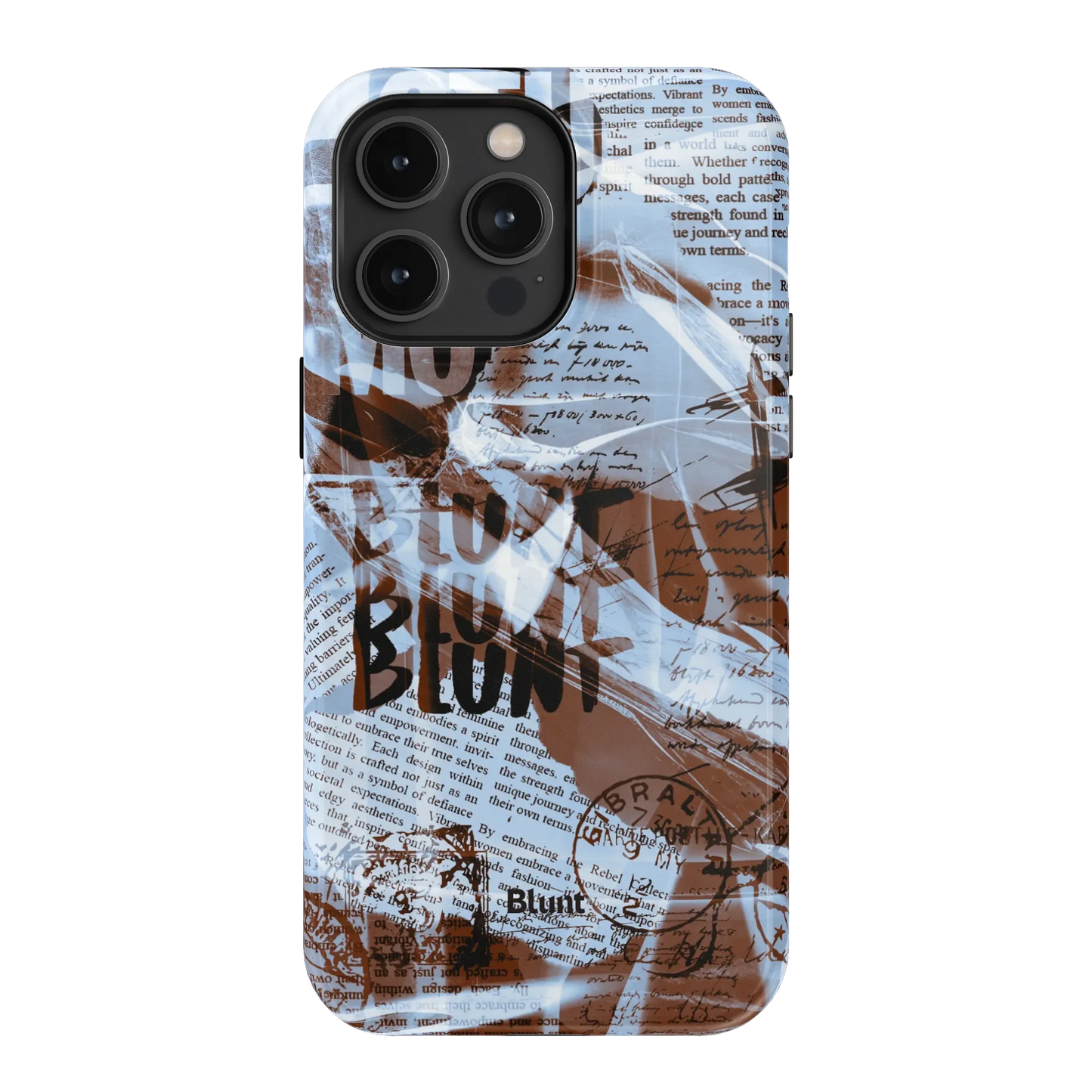 Blue Love Letter iPhone Case