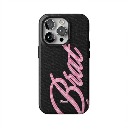 Pink-Brat-iphone-case-iPhone 14 Pro-1