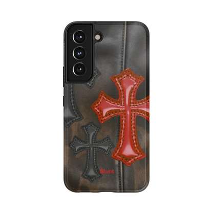 Leather Crosses Samsung Case