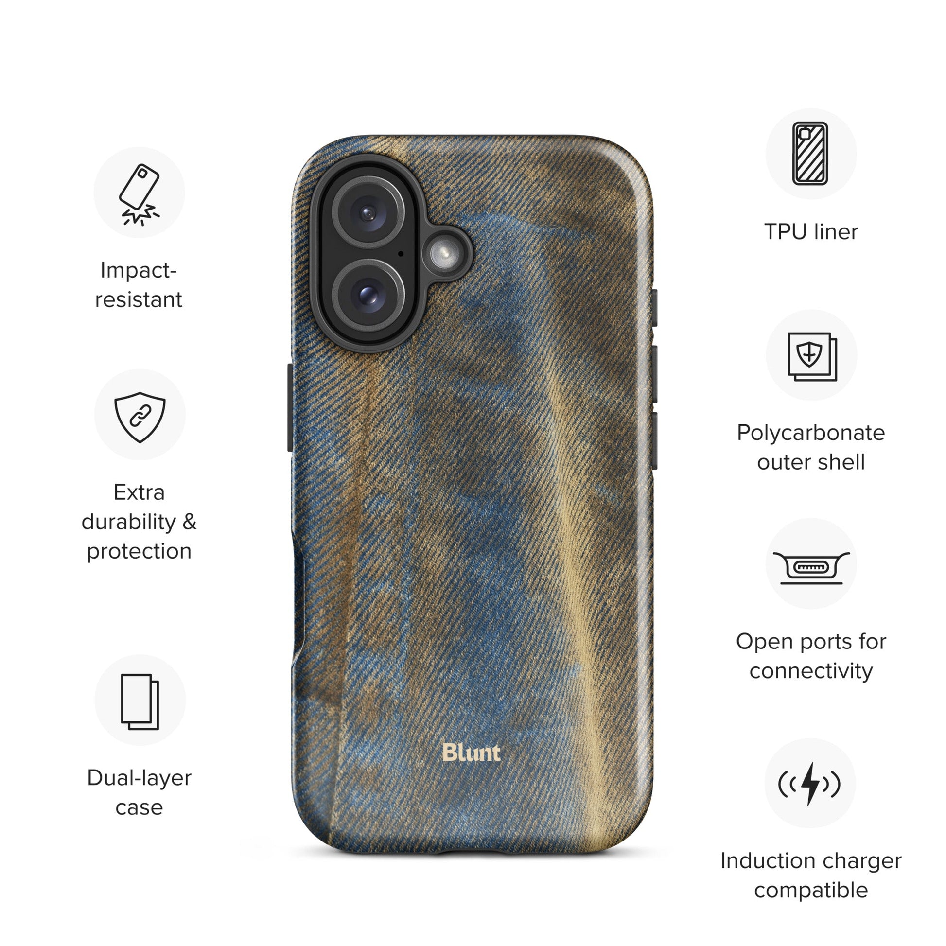 Worn Denim iPhone Case - Blunt Cases