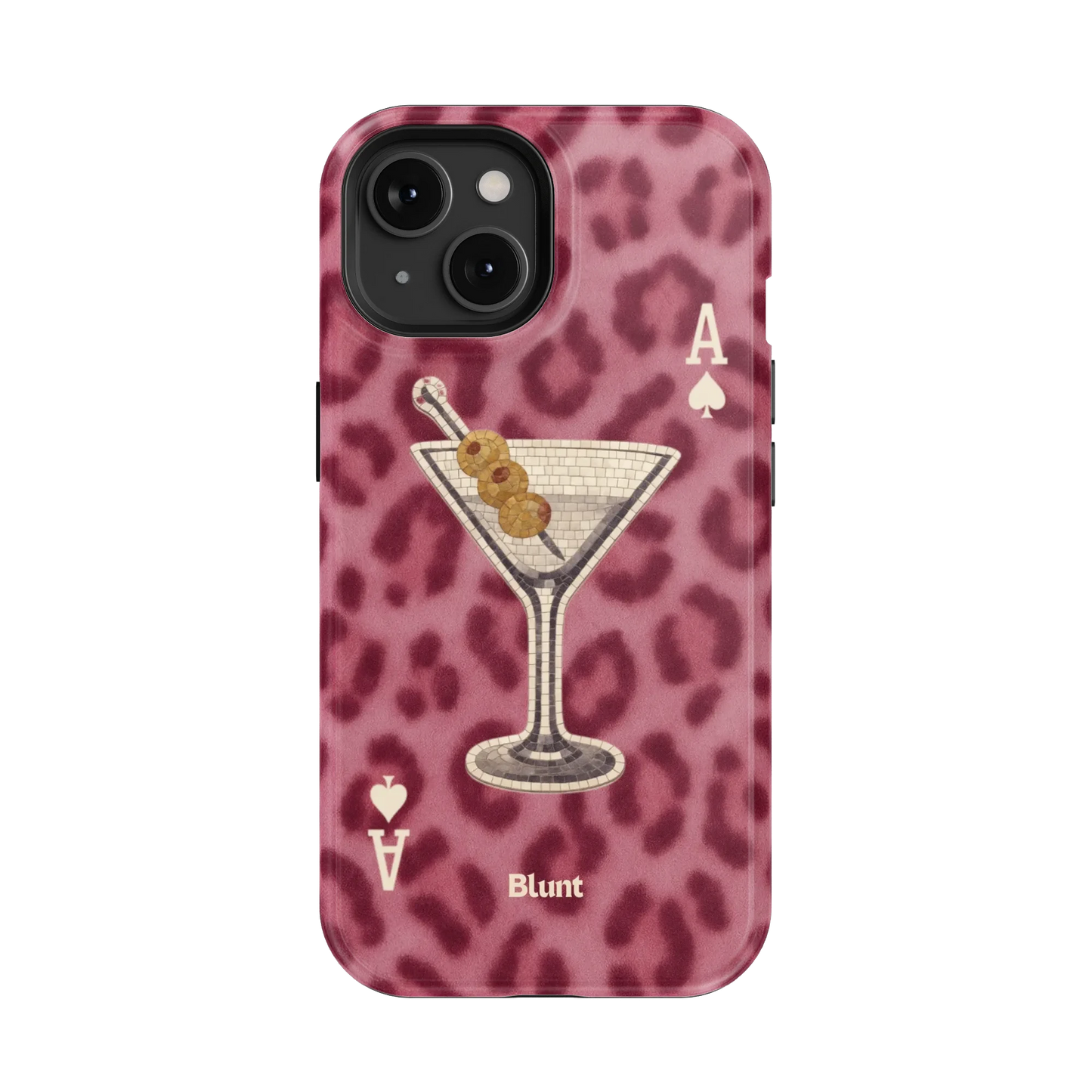 Pink Cheetah Dirty Martini iPhone Case