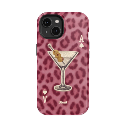 Pink Cheetah Dirty Martini iPhone Case