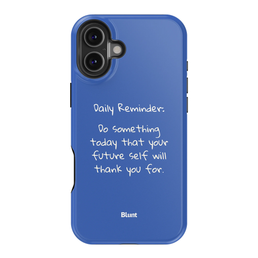 Daily Reminder iPhone Case