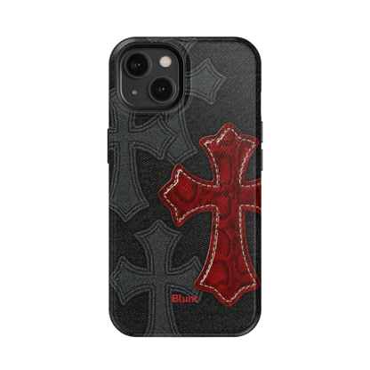 Crimson Cross iPhone Case