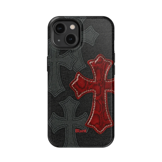 Crimson Cross iPhone Case