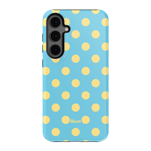 Blue Butter Polka Samsung Case