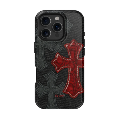 Crimson Cross iPhone Case
