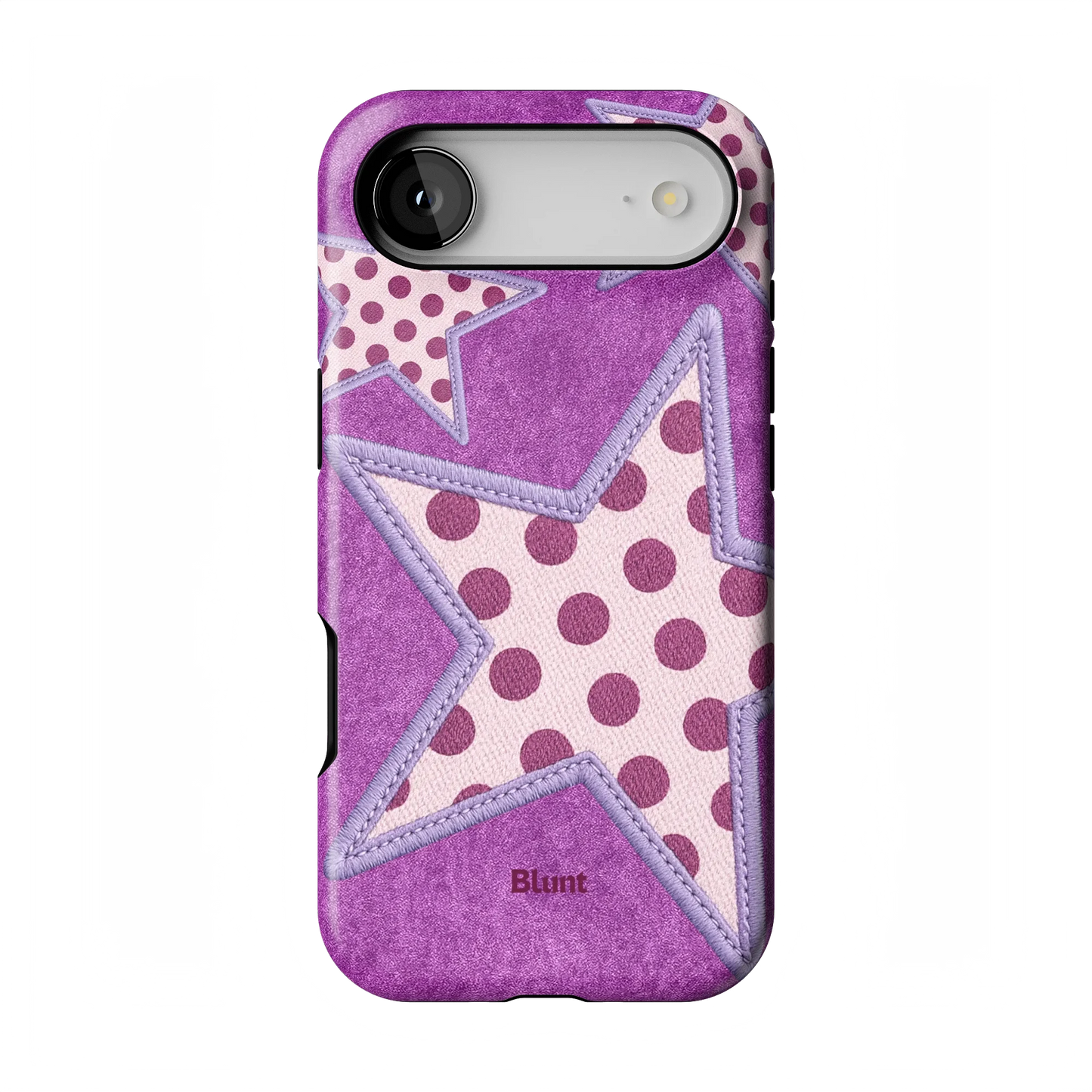 Lilac Crush Polka Star iPhone Case