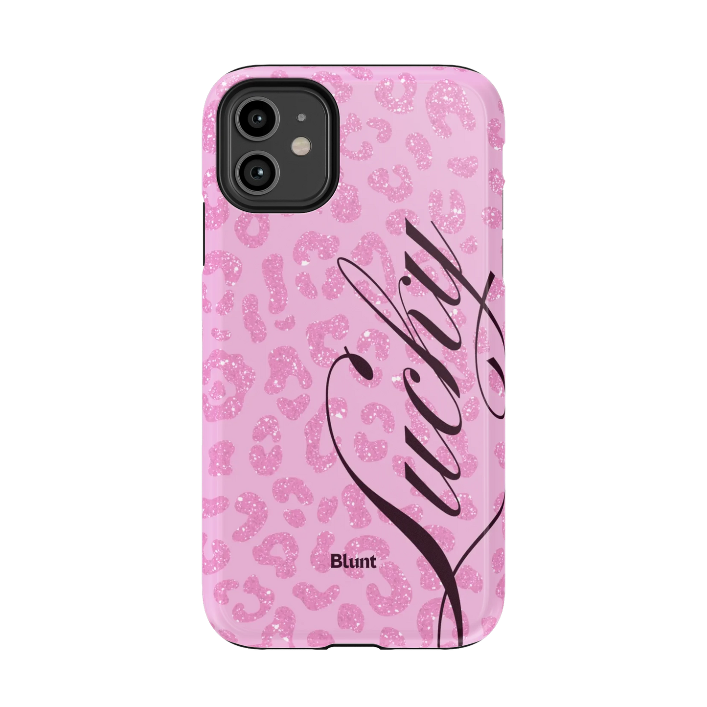 Pink Cheetah Lucky iPhone Case