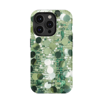 Sage Glitz iPhone Case