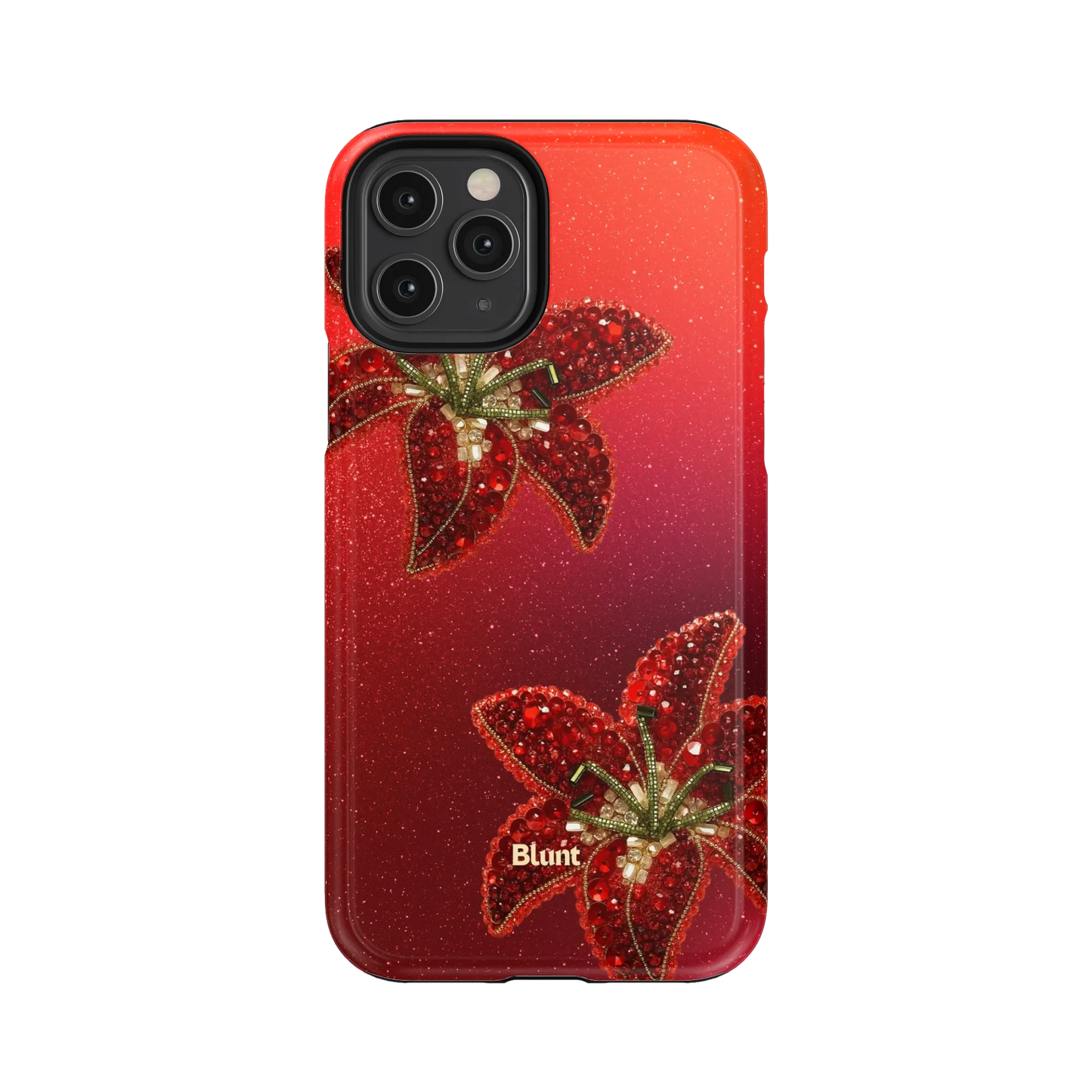 Scarlet Petals iPhone Case