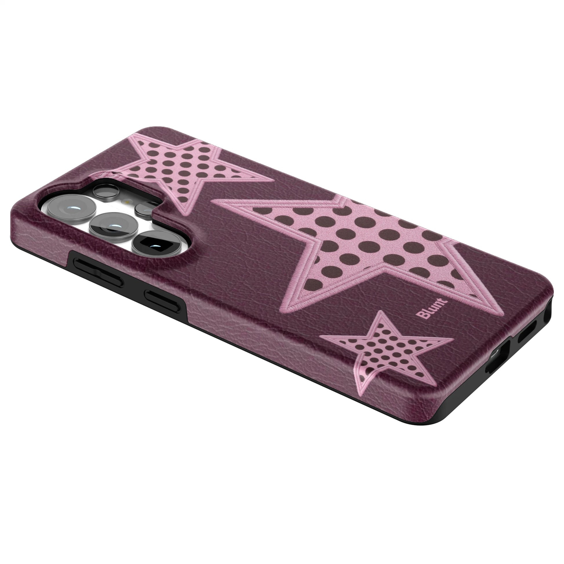 Plum-Polka-Star-samsung-case-Galaxy S26 Ultra-2