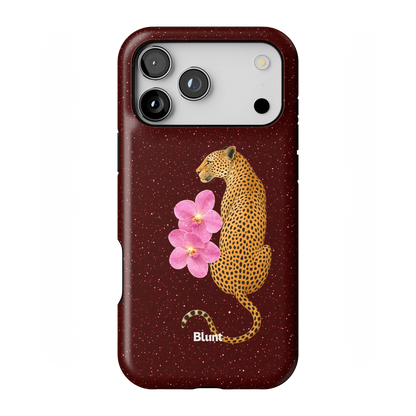 Burgundy Cleo iPhone Case