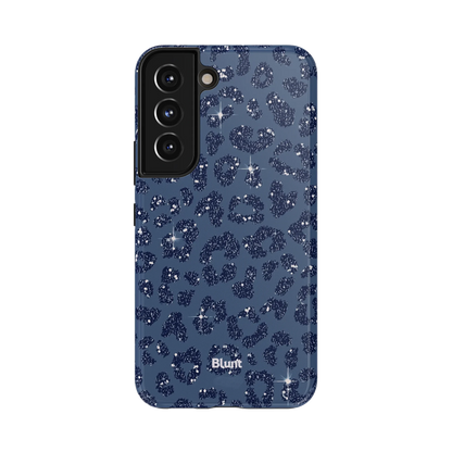 Blue Cheetah Print Samsung Case