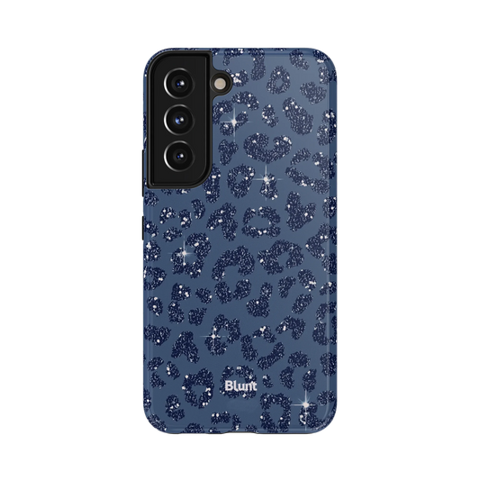 Blue Cheetah Print Samsung Case