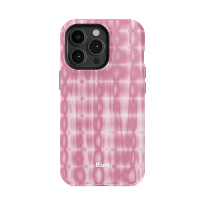 Pink Ripple iPhone Case