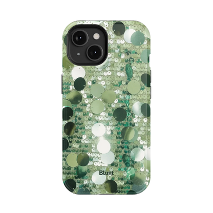 Sage Glitz iPhone Case