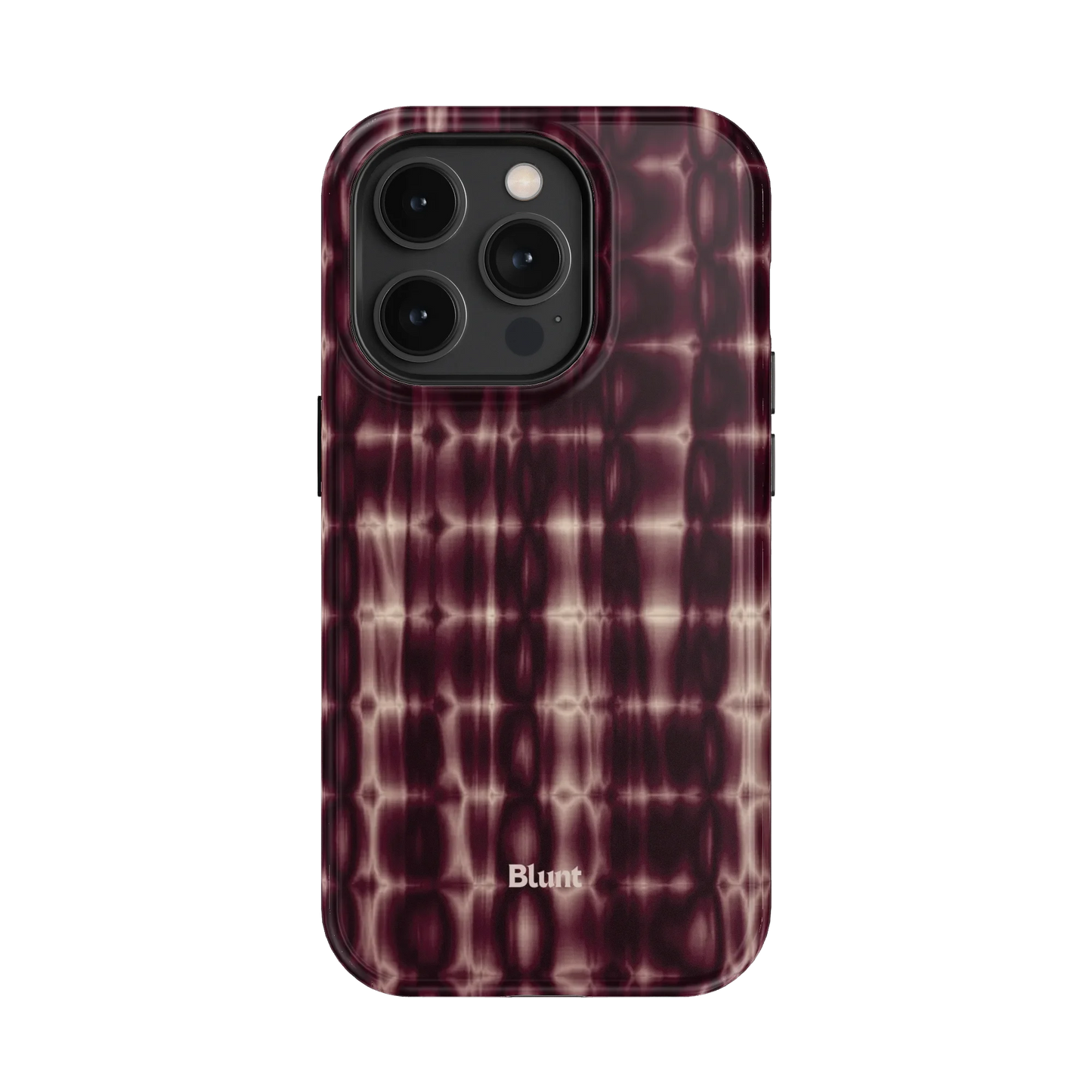 Purple Ripple iPhone Case