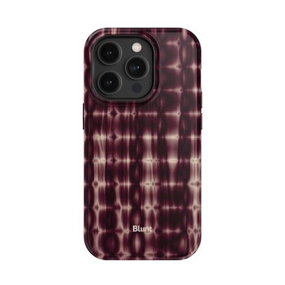 Purple Ripple iPhone Case
